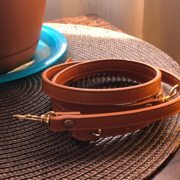 Crossbody Bag Strap Replacement Light Browm - Picture 3 of 5